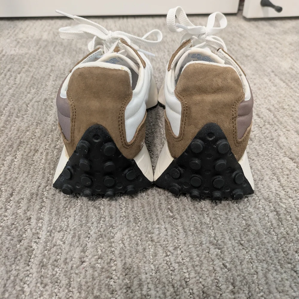 New Balance Brown and White Athletic Shoes - Picture 4 of 7